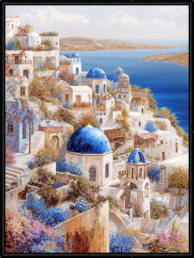 Картина Санторини №11
