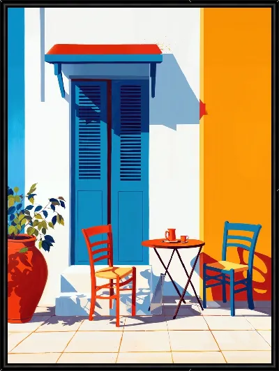 Картина Санторини №29