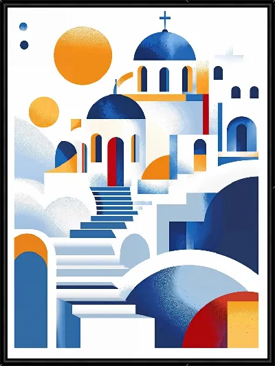 Картина Санторини №31