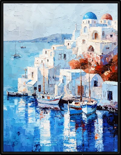 Картина Санторини №40