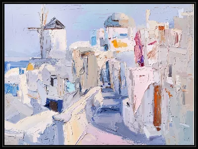 Картина Санторини №43