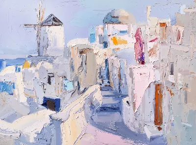 Плакат Санторини №43