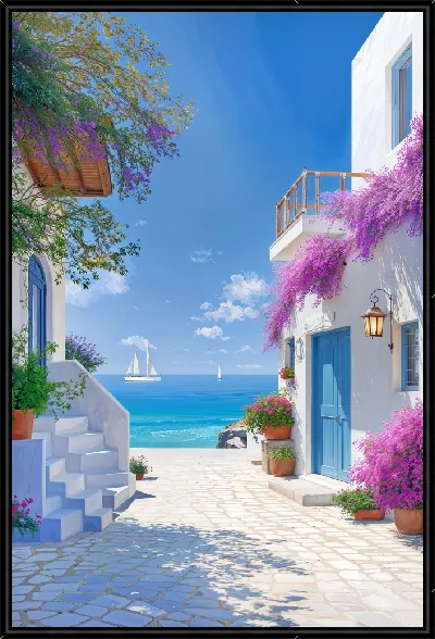 Картина Санторини №45