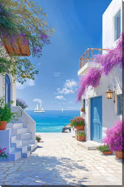 Постер Санторини №45