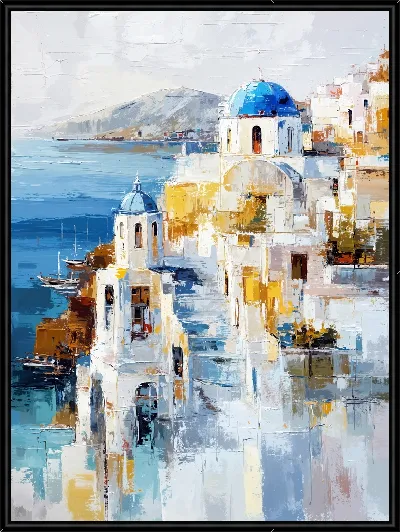 Картина Санторини №51