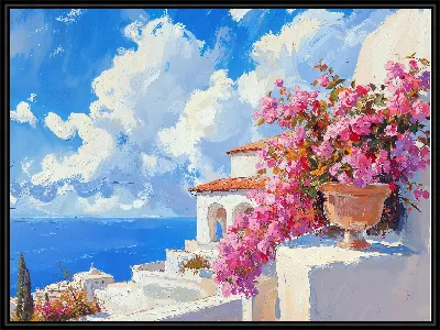 Картина Санторини №54