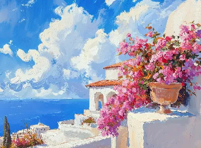 Плакат Санторини №54