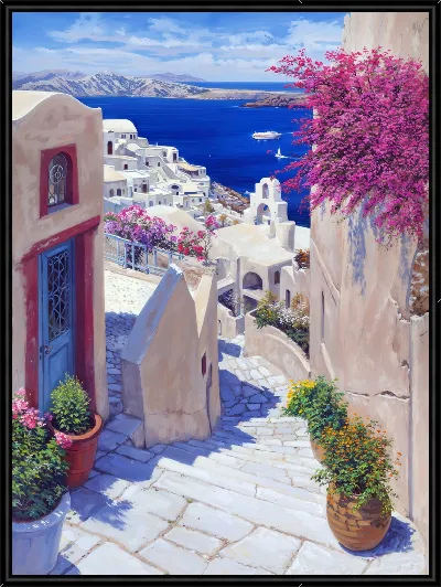 Картина Санторини №59