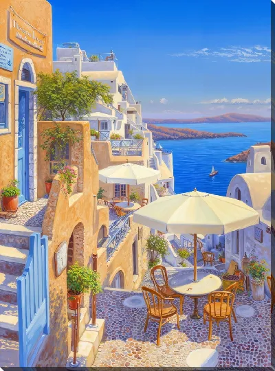 Постер Санторини №60