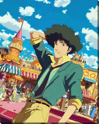 Картина маслом Аниме парень №5