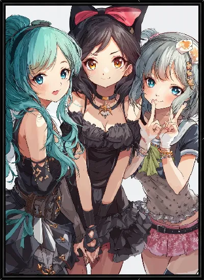 Картина Аниме девушки №9