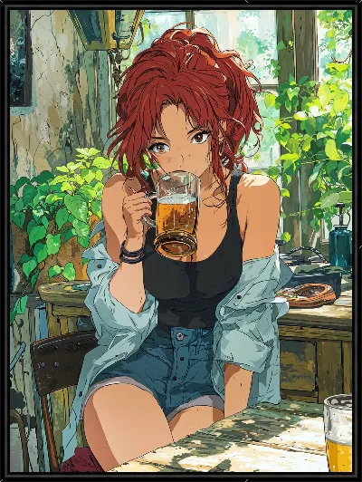 Картина Аниме девушка №10