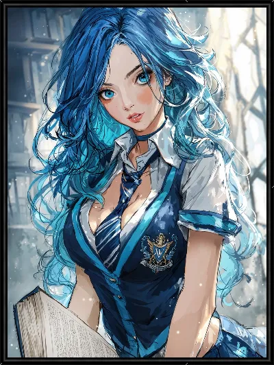 Картина Аниме девушка №18