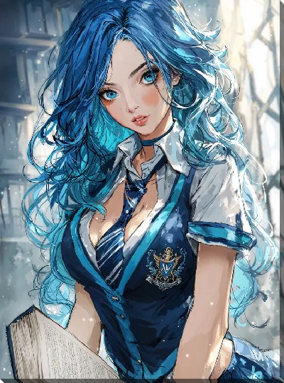 Постер Аниме девушка №18