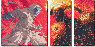 Модульная картина Аниме №1