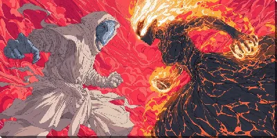 Картина маслом Аниме №1