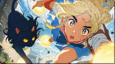 Картина маслом Аниме №2