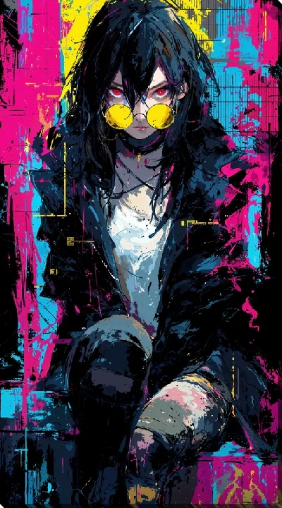 Картина маслом Аниме №4