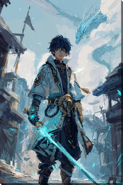 Картина маслом Аниме №6