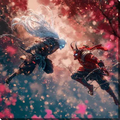 Картина маслом Аниме №9