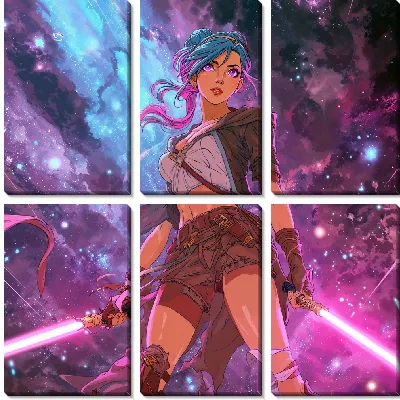 Модульная картина Аниме №13