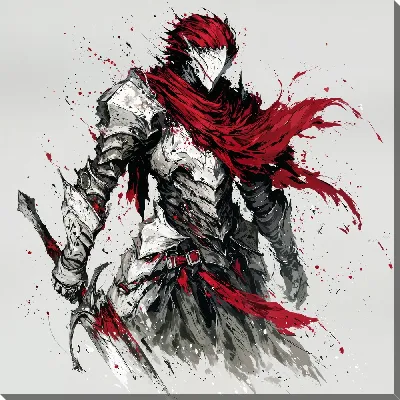 Картина маслом Аниме №14