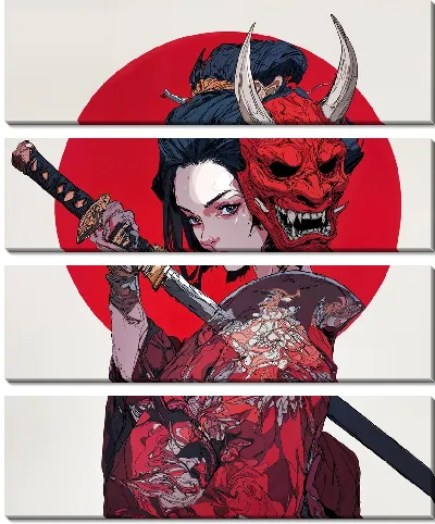 Модульная картина Аниме №22