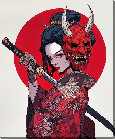 Картина маслом Аниме №22