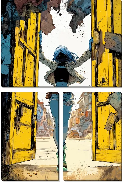 Модульная картина Аниме №24