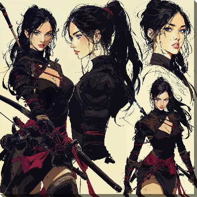 Картина маслом Аниме №25