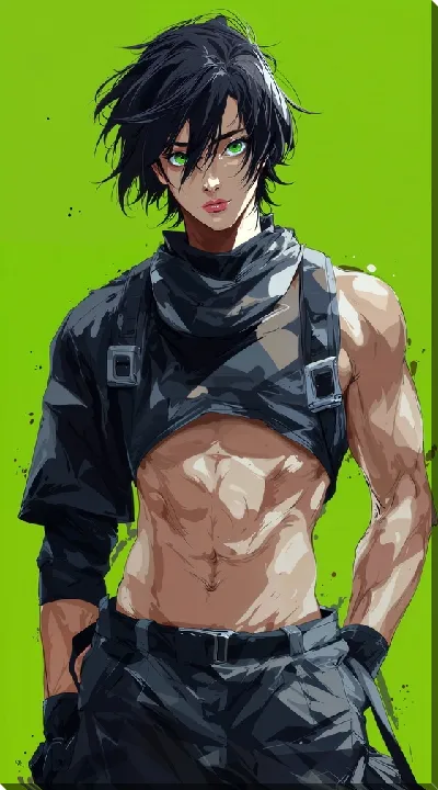 Картина маслом Аниме №29