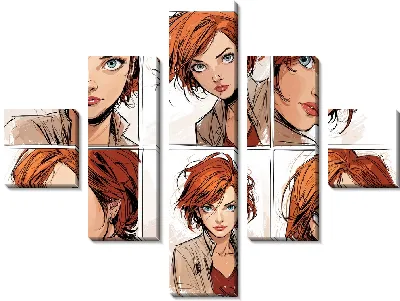 Модульная картина Аниме №31