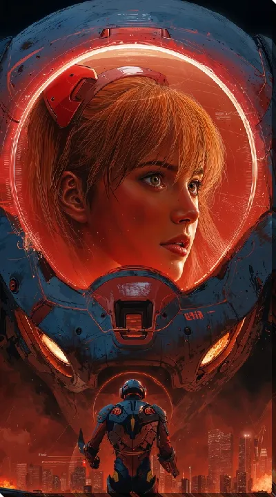 Картина маслом Аниме №37