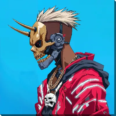 Картина маслом Аниме №38