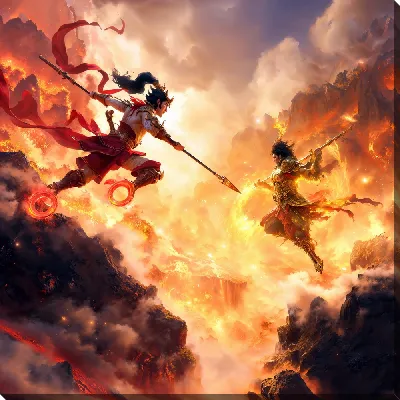 Картина маслом Аниме №41