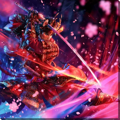 Картина маслом Аниме №42