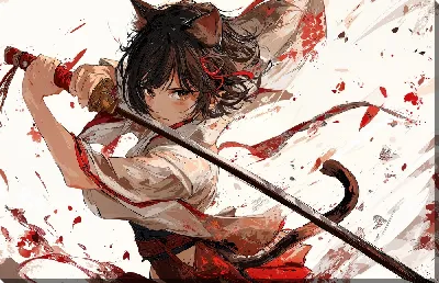 Картина маслом Аниме №46