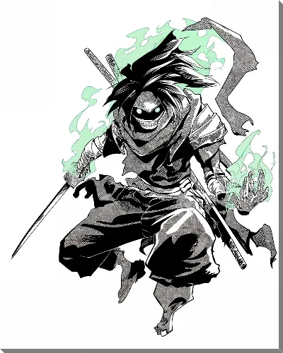 Картина маслом Аниме №55