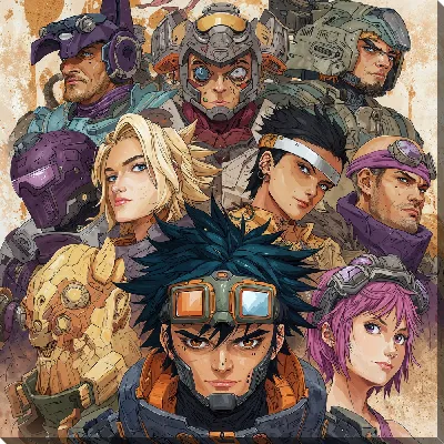 Картина маслом Аниме №59