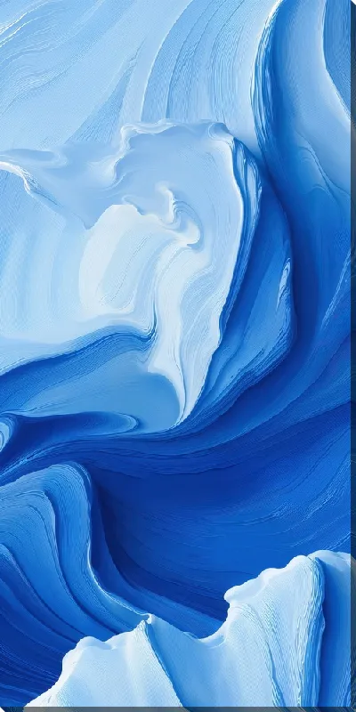 Постер Сине белое №14