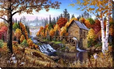 Картина Мельница (Mill) №19