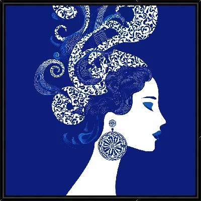 Сине белое №27