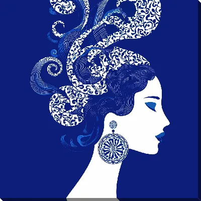 Сине белое №27