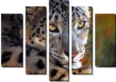 Модульная картина Леопард (Leopard) №3