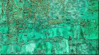 Картина маслом Зеленая абстракция №8