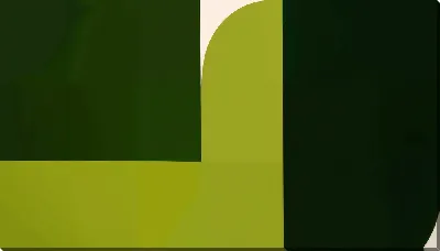 Картина маслом Зеленая абстракция №14