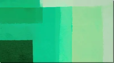 Картина маслом Зеленая абстракция №16