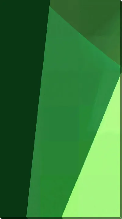 Картина маслом Зеленая абстракция №22