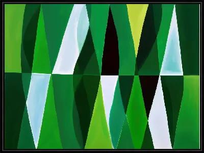 Картина Зеленая абстракция №29