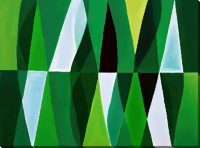 Постер Зеленая абстракция №29